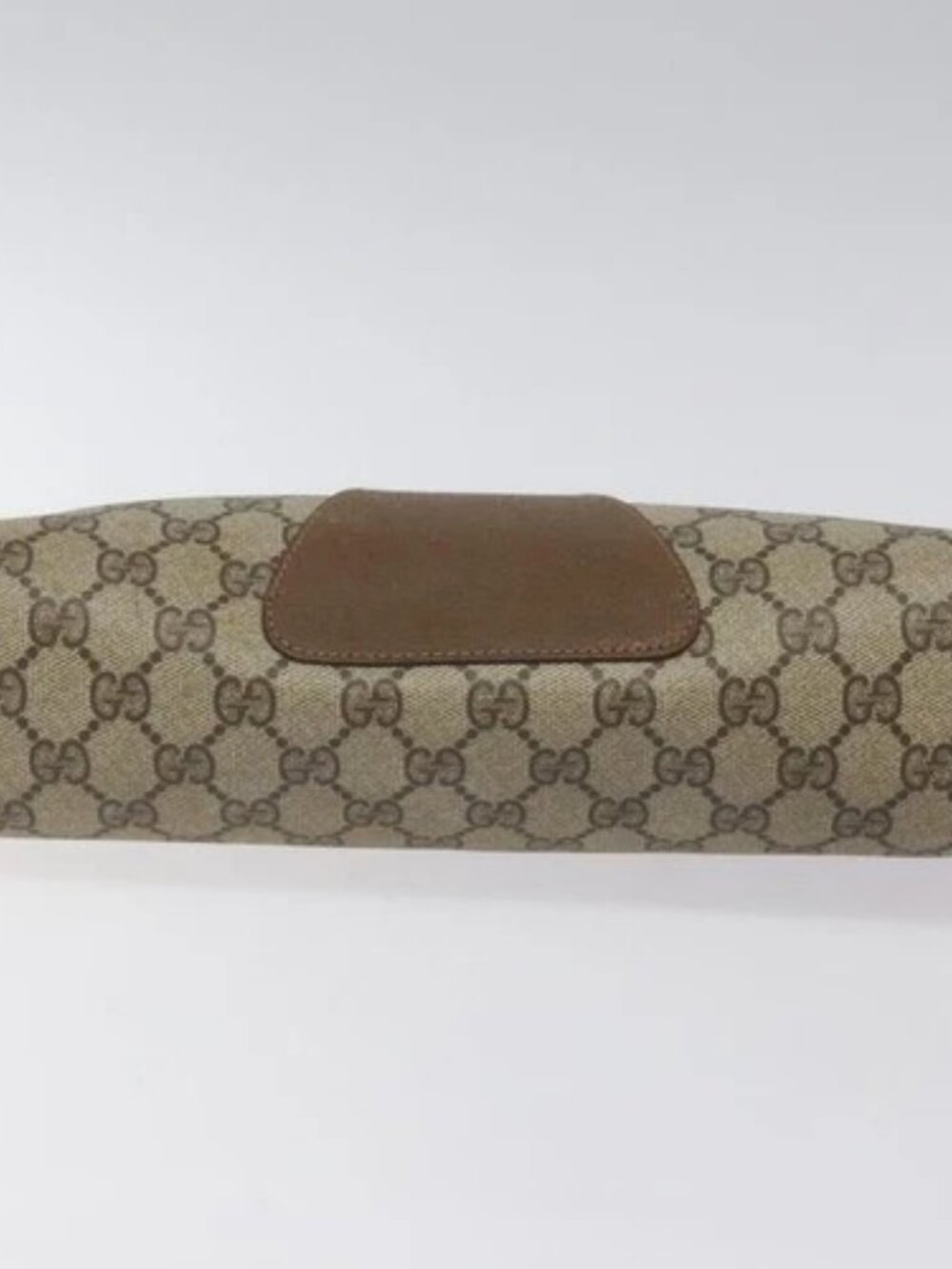 GUCCI GG Supreme Web Sherry Line Clutch Bag PVC Beige 89 01 033 Auth th5825 - Picture 6 of 15